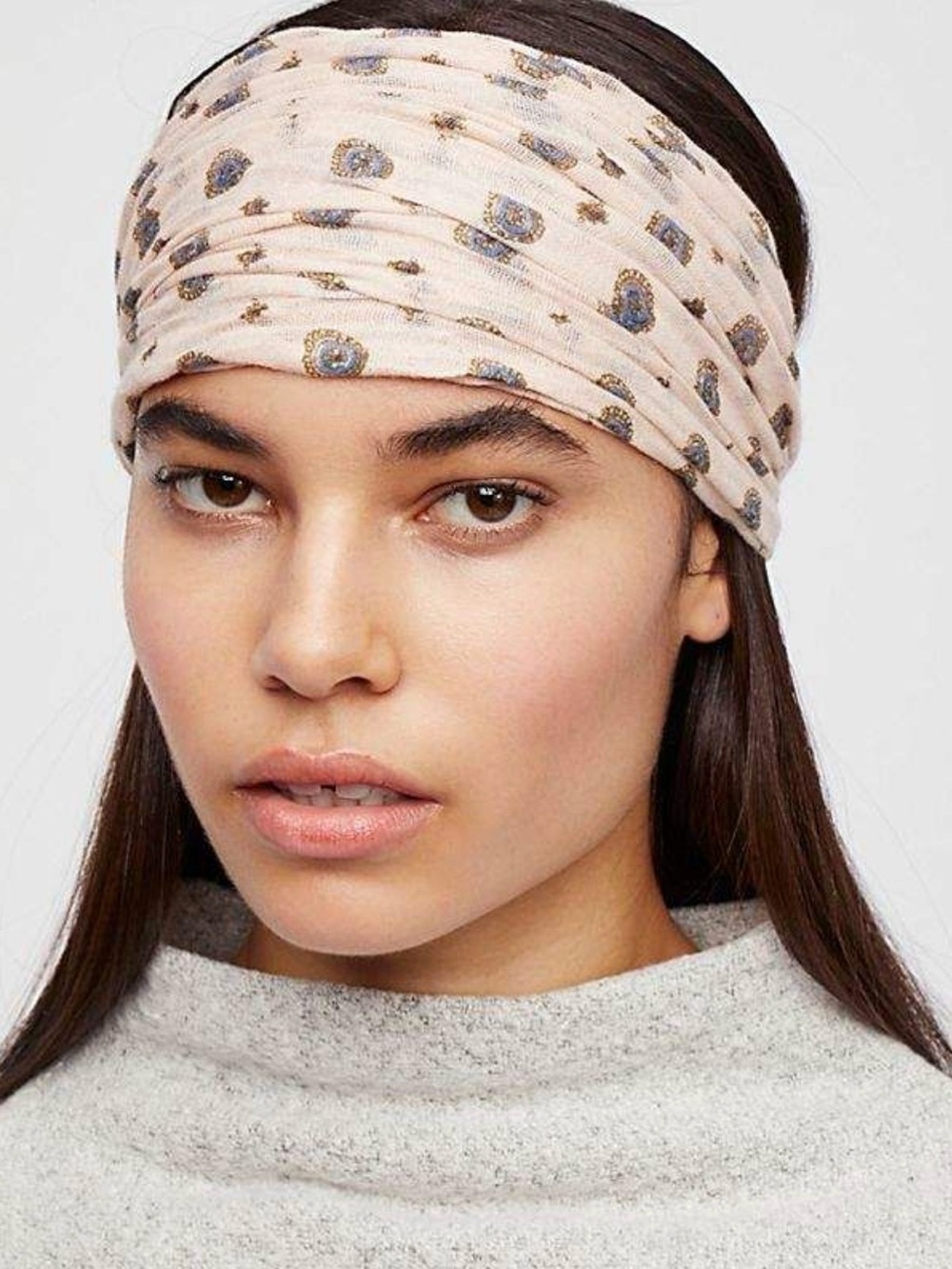 RARE - Free People Lana Printed Gauze Wideband- Brand New With Tags
